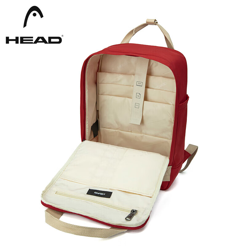 HEAD Backpack, Large Capacity, Unisex, 15.6-Inch Laptop Bag, Travel Bag, Nationa...