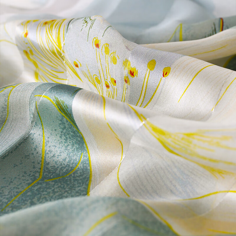 Hangsifu Silk Scarf Gift Box, Mulberry Silk Scarf for Women, Chinese Style Shawl...