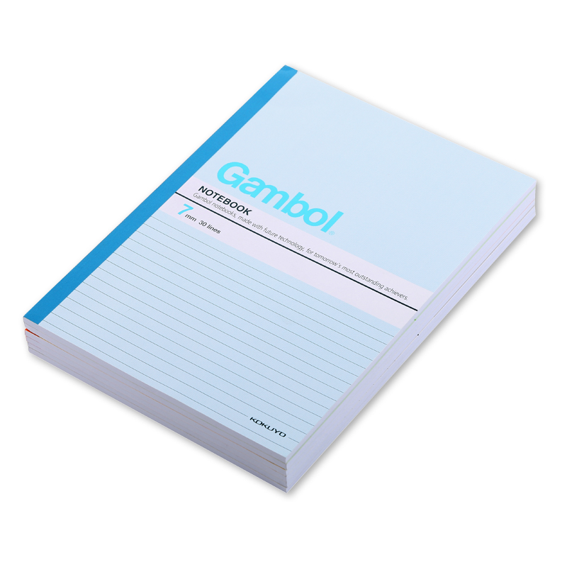 KOKUYO B5 Wirebound Notebook Gambol Watanabe Student Office Notebook, 7mm Ruled,...