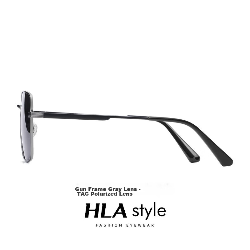 HLA Polarized Sunglasses, Square Frame Glasses for Men, Driving Sun Protection S...