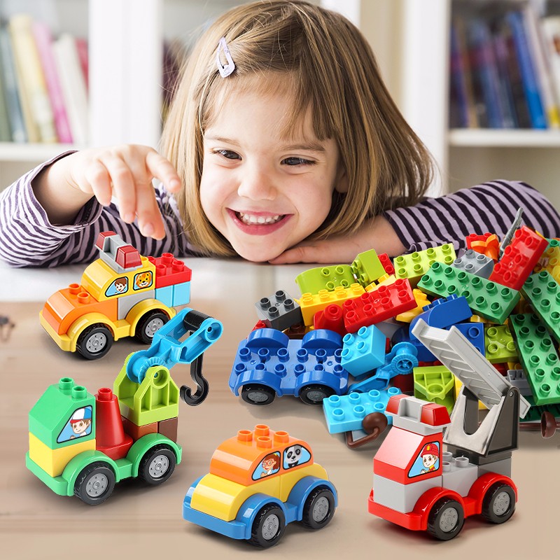 FEELO Children's Building Blocks Toy Compatible with LEGO, Large Particles, Birt...