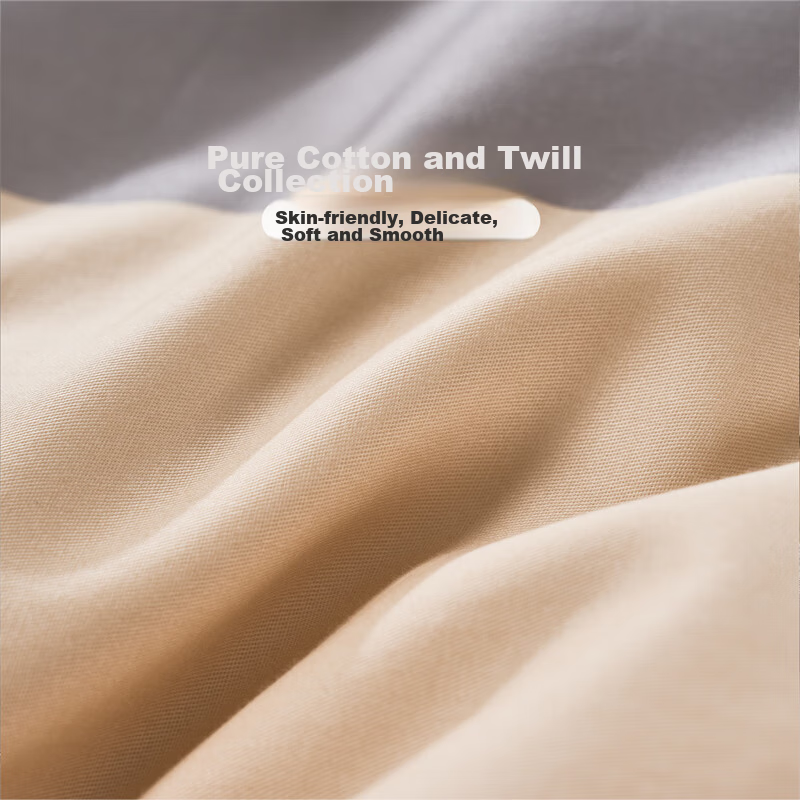 FUANNA Bedding Set, 100% Pure Cotton, Includes Bed Sheet And Duvet Cover, for Si...