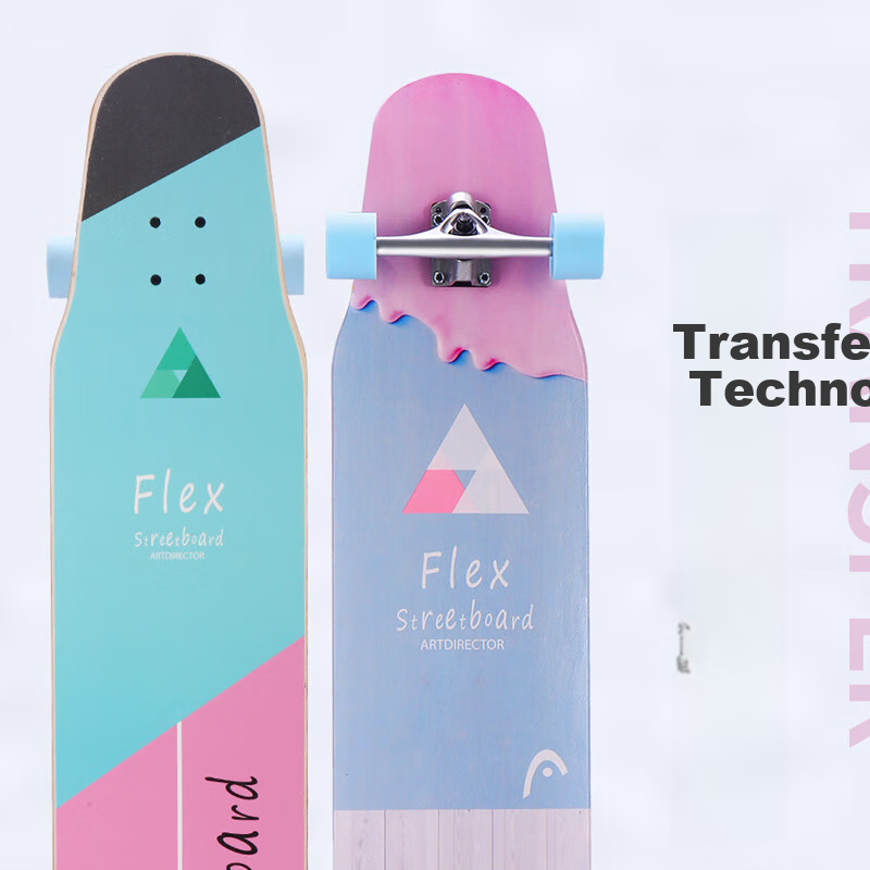 HEAD Skateboard, Professional Longboard, All-Round Dance Board, for Men And Wome...