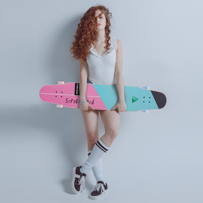 HEAD Skateboard, Professional Longboard, All-Round Dance Board, for Men And Wome...