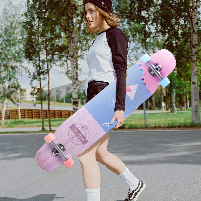 HEAD Skateboard, Professional Longboard, All-Round Dance Board, for Men And Wome...