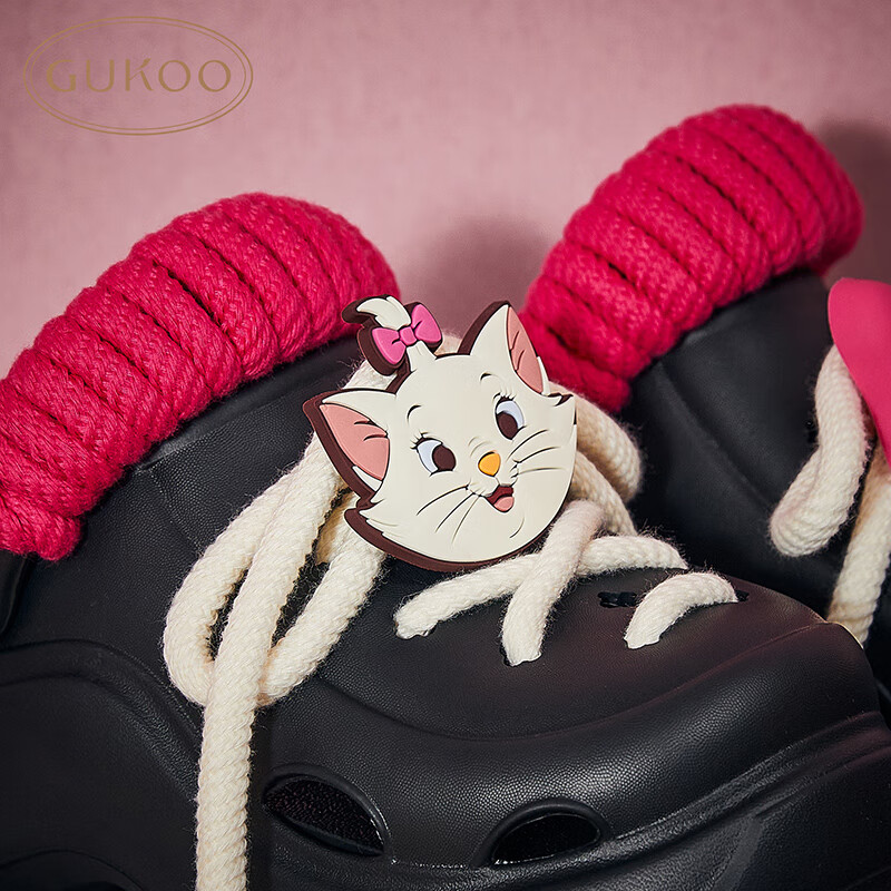 Gukoo Disney Women's Summer Sandals with Straps and Holes Fashionable Thick-sole...