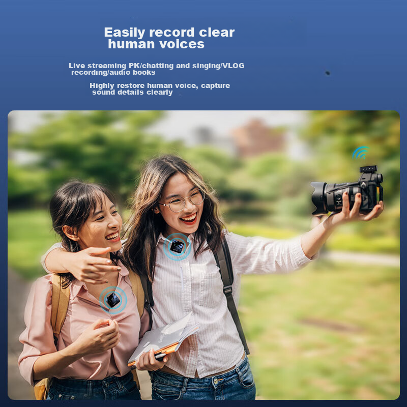 Good Shepherd Wireless Lavalier Microphone for TikTok Live Streaming, Outdoor Pr...