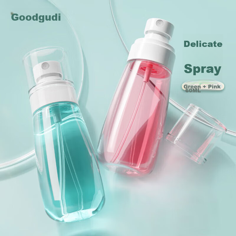 Gudi GOOOD Ultra-Fine Spray Bottles (2-Pack 60ML), Portable Spray Bottles for Fa...
