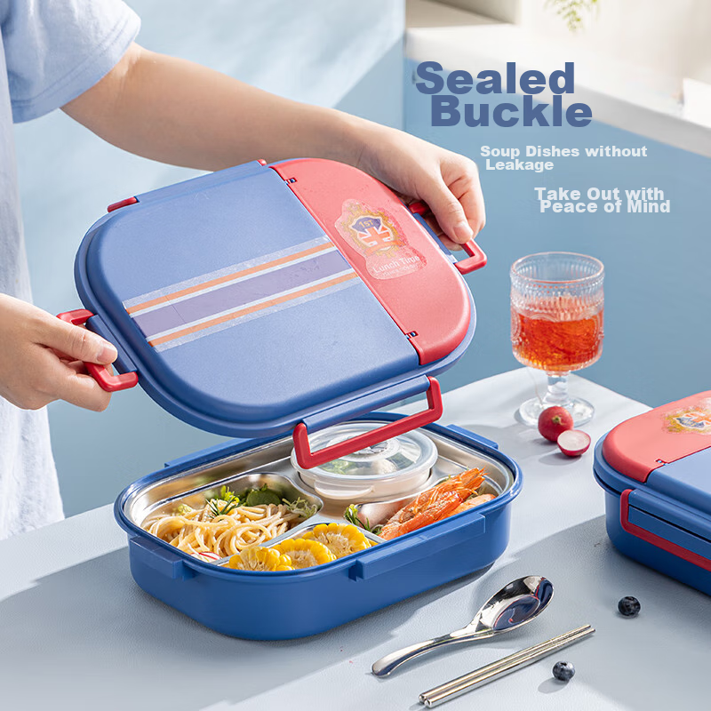 Guangyi 316 Stainless Steel Lunch Box for Elementary School Students, Office Wor...