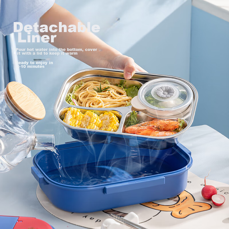 Guangyi 316 Stainless Steel Lunch Box for Elementary School Students, Office Wor...