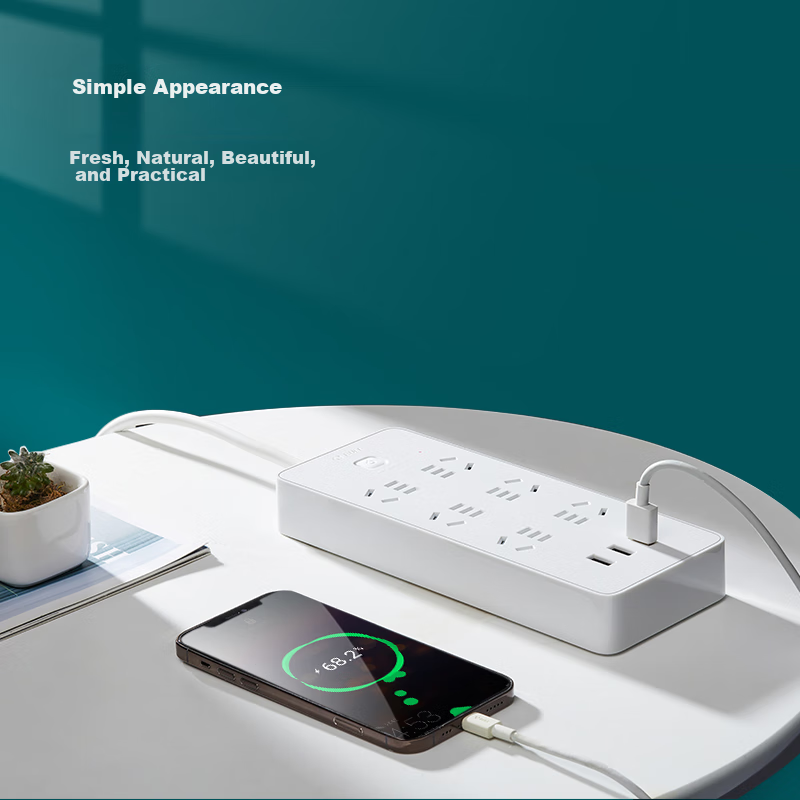 BULL New National Standard BULL White USB Socket/power Strip/outlet Strip GNV-UU...