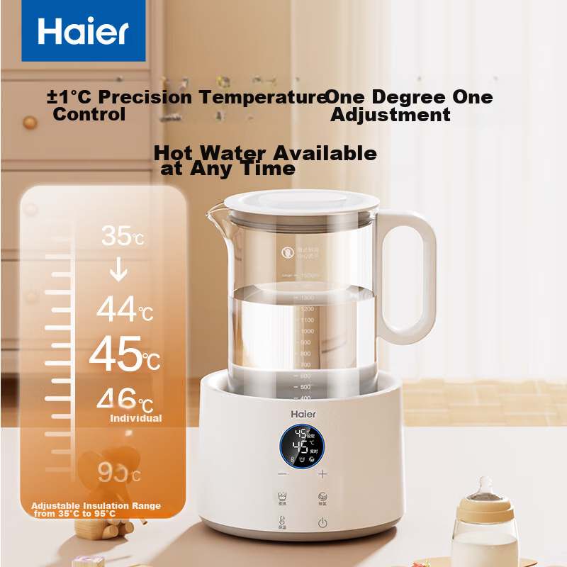 Haier Constant Temperature Kettle 1.5L, Multifunctional Electric Kettle for Brew...