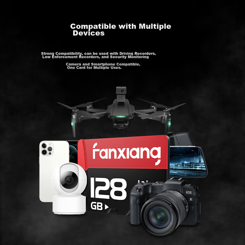 FANXIANG 64GB TF (MicroSD) Memory Card V30 for Dash Cam & Security Surveillance...