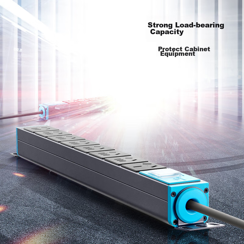 BULL 16A High-Power PDU Desktop Cabinet Socket/power Strip/extension Cord/8-Outl...