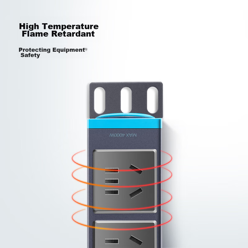 BULL 16A High-Power PDU Desktop Cabinet Socket/power Strip/extension Cord/8-Outl...