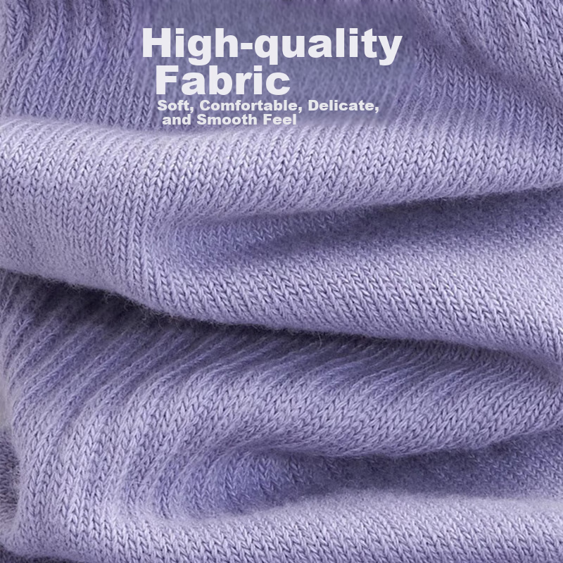 Duweike Professional Yoga Socks, Non-Slip, Women's Cotton Mid-Calf Socks, Pilate...