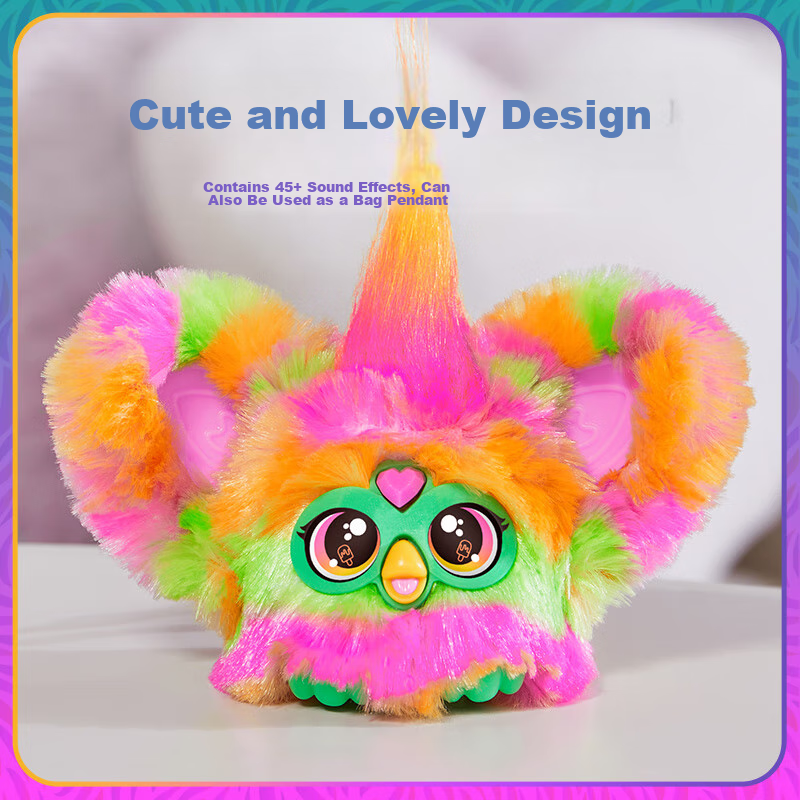Haizhibao Feibi Xiaojingling Furby Doll, Plush Toy, Stuffed Animal, Multi-Effect...
