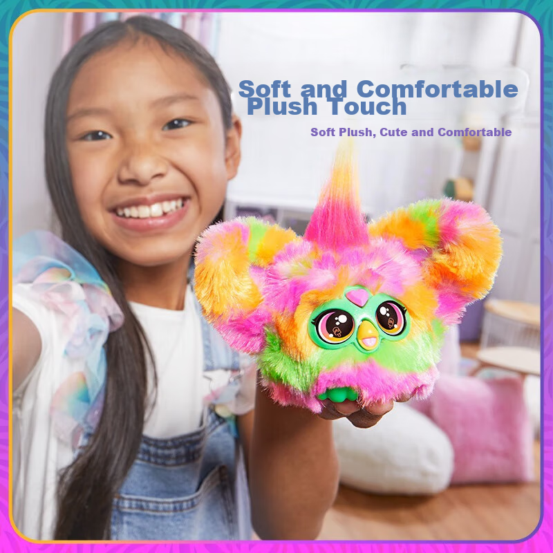 Haizhibao Feibi Xiaojingling Furby Doll, Plush Toy, Stuffed Animal, Multi-Effect...