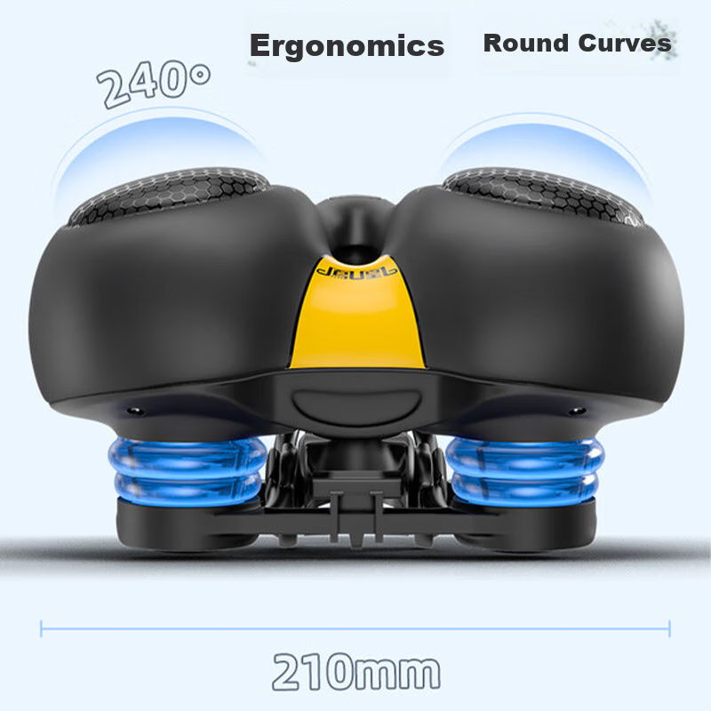 Phoenix Bicycle Seat, Silicone Saddle, for Road And Mountain Bikes, Soft And Com...