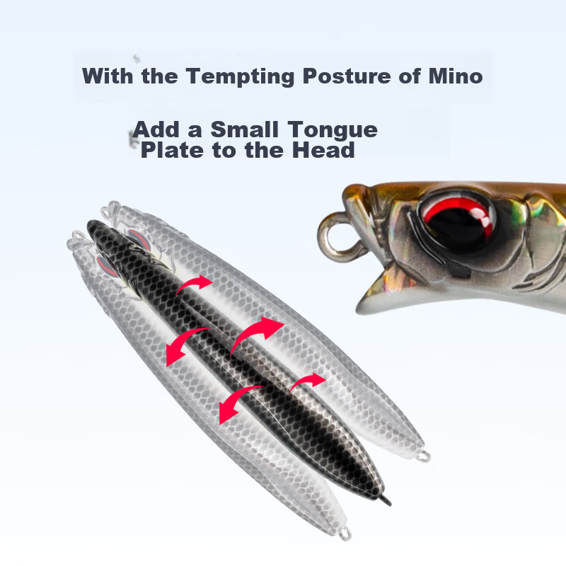 King Lure Lure, Qiaoying Sinking Pencil, Long-Casting Lure, Artificial Bait, Fre...