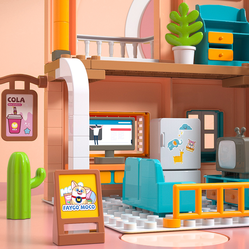 FEELO Compatible Large LEGO-Style Building Blocks Toy for Boys And Girls, Birthd...