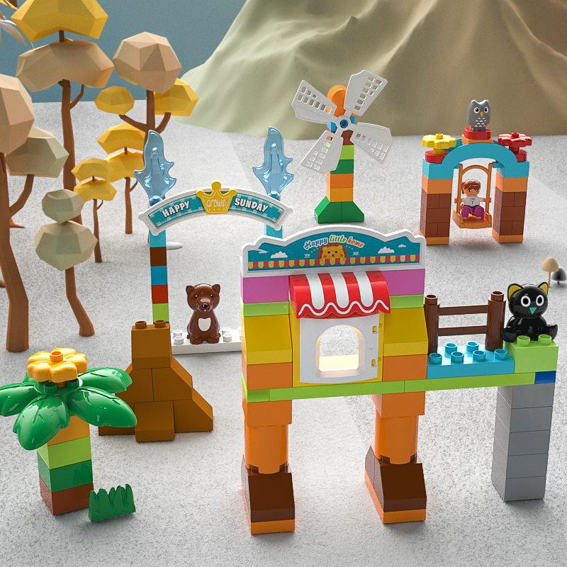 FEELO Compatible Large LEGO-Style Building Blocks Toy for Boys And Girls, Birthd...