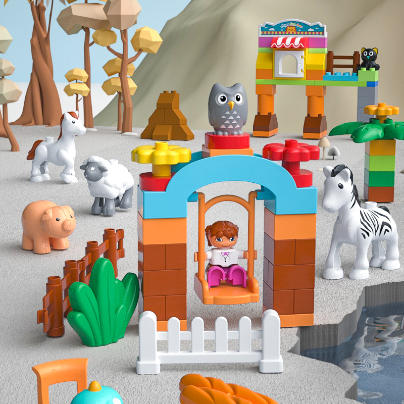 FEELO Compatible Large LEGO-Style Building Blocks Toy for Boys And Girls, Birthd...