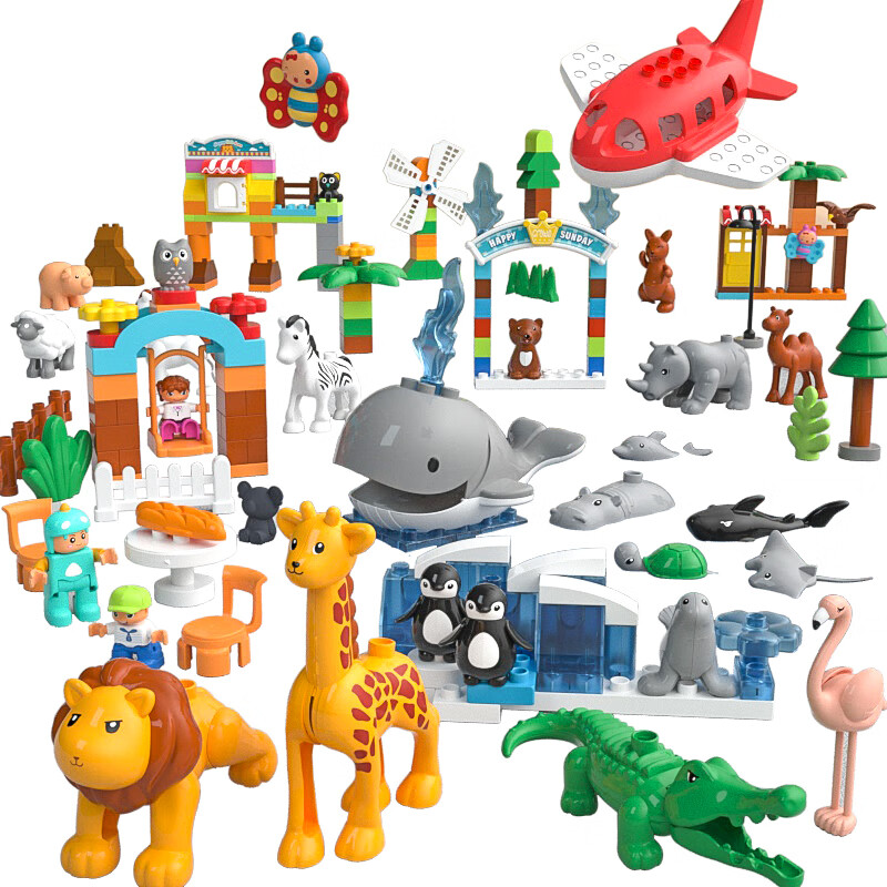 FEELO Compatible Large LEGO-Style Building Blocks Toy for Boys And Girls, Birthd...