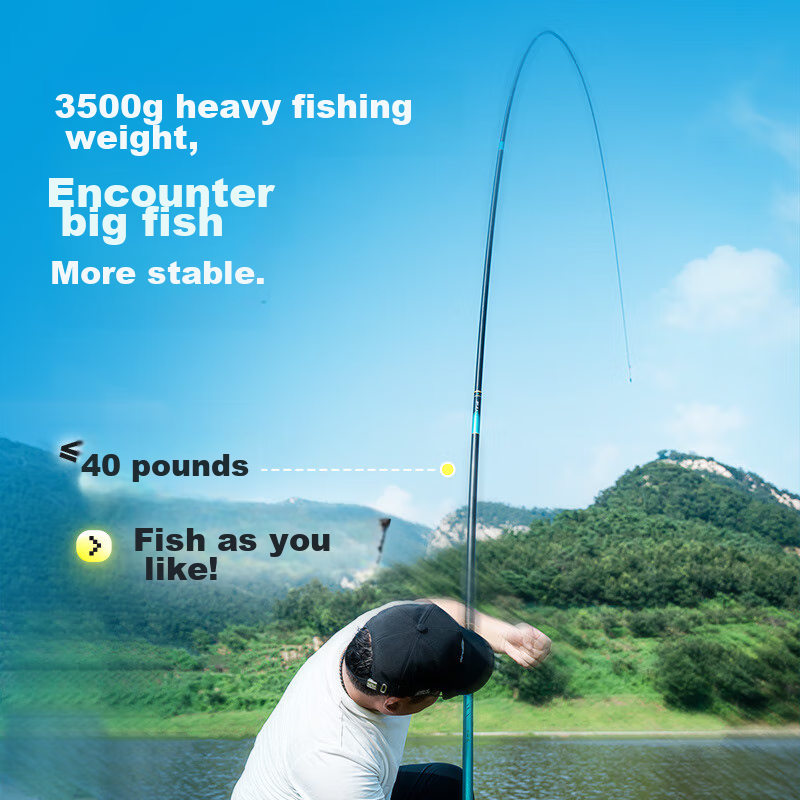 Handingyu Fishing Rod, Handheld Rod, Platform Fishing Rod, Silver Carp And Bighe...
