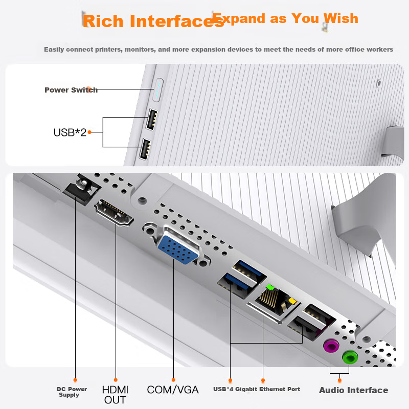 Founder Flying Series 23.8-Inch Commercial Home Office Entertainment HD All-in-O...