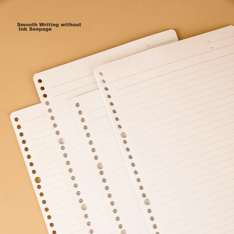 KOKUYO B5 Colored Loose-Leaf Paper, Campus Loose-Leaf Notebook Refill, 8mm Ruled...