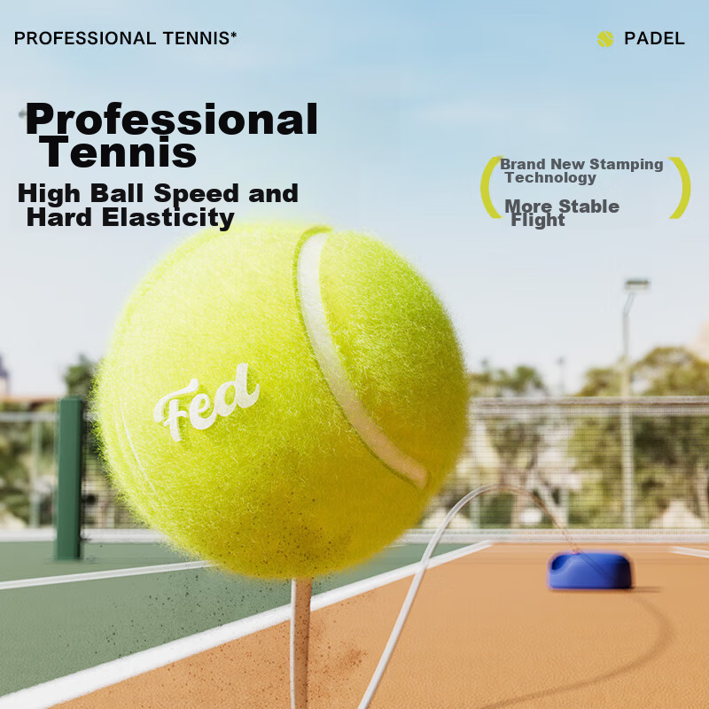 Fei'erdun FED Tennis Racket Training Device, Automatic Rebound Ball, Dual Racket...