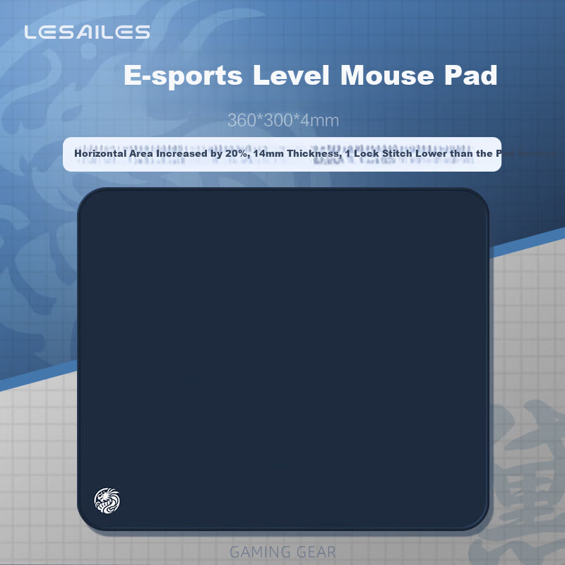 LESAILES DAI Gaming Mouse Pad FPS Smooth Game Special Microfiber Woven Computer...