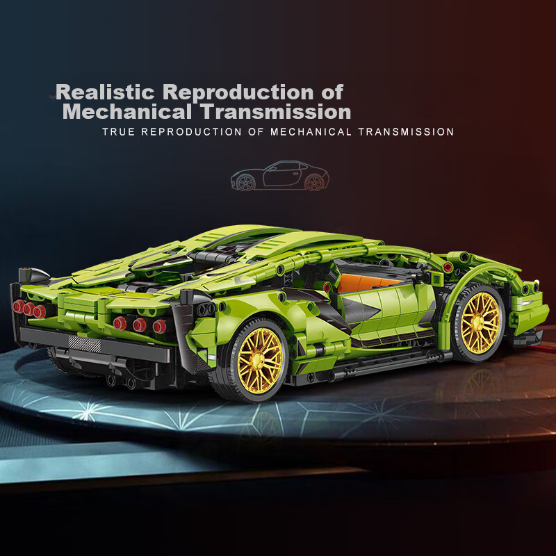 Guanchao Building Block Toy Racing Car Lamborghini Children's Toy Boys' Model 8-...