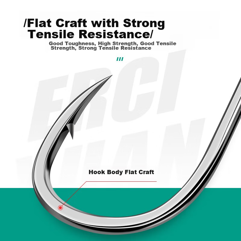 Anime-Style Rui Series Fish Hooks Boxed Iseni Hooks Fishing Hooks with Barbs Car...