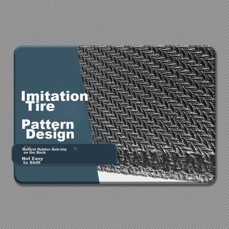 Feidun LESAILES Black Gaming Mouse Pad for Cats, Medium Size with Locked Edges,...