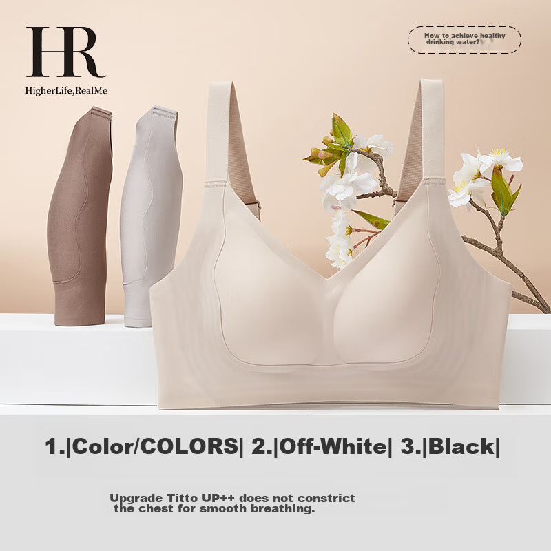Helena (HR) Large Bust Minimizer Bra for Women, Seamless Comfortable Wireless Br...