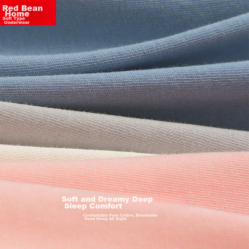 Hongdou Home Sleepwear for Women, Summer Pure Cotton Three-Quarter Length Sweet...