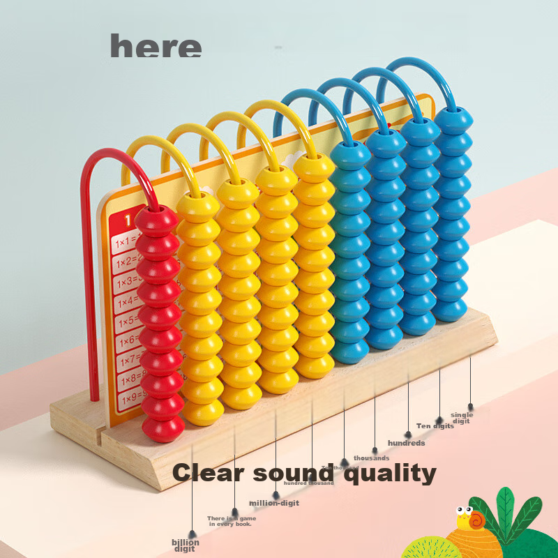 Fuhai'er 9-Level Counter, Elementary School Third-Grade Nine-Row Hundred-Digit A...