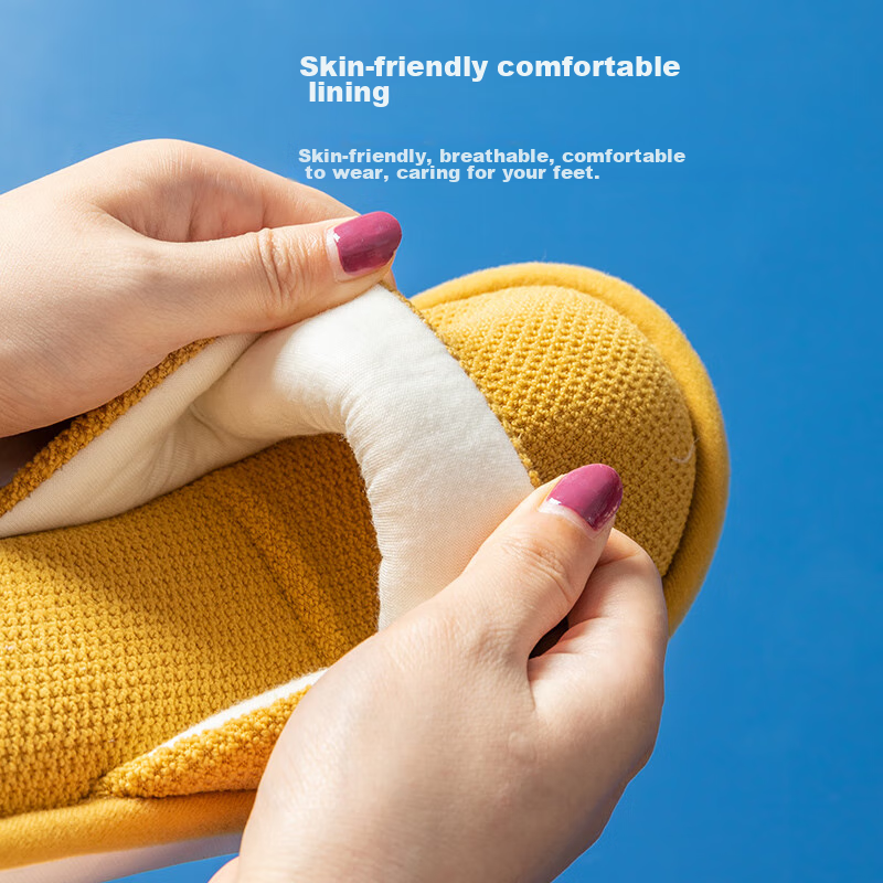 Guoluofei Spring, Autumn And Winter Slippers for Men And Women, Indoor Home Slip...