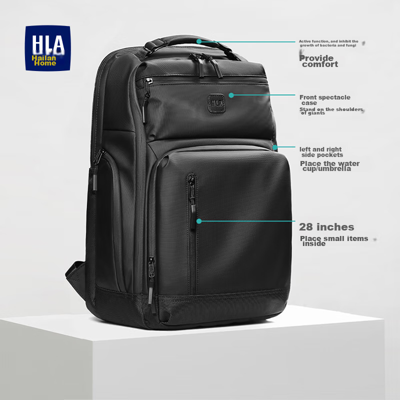 HLA New Year Gift Backpack for Men, Large Capacity Laptop Business Travel Backpa...