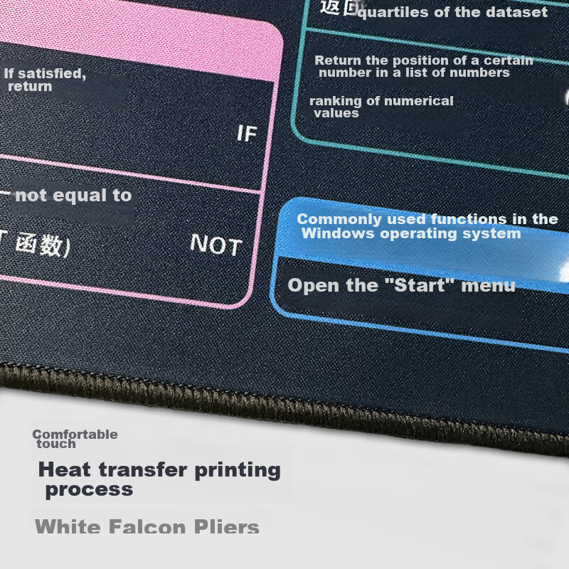 Feidun Mouse Pad, Gaming, Solid Color, Large Size, Computer Desk Pad, Office, Co...