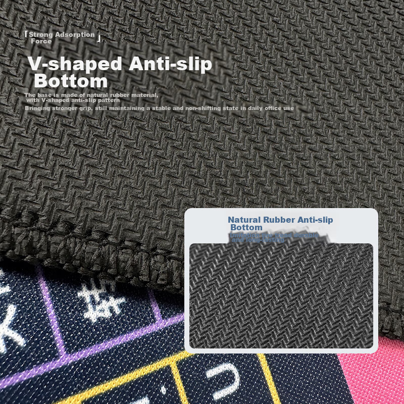 Feidun Mouse Pad, Gaming, Solid Color, Large Size, Computer Desk Pad, Office, Co...