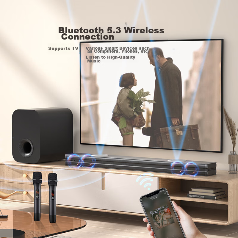 Hanhong Audio 019KW-K Home Theater KTV Package, TV Sound System, Soundbar, Surro...