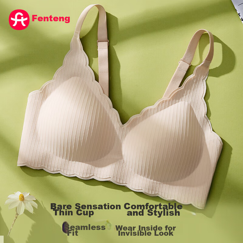 Fenteng Wireless Bra for Women, Versatile, Suitable for Small Breasts, Seamless,...