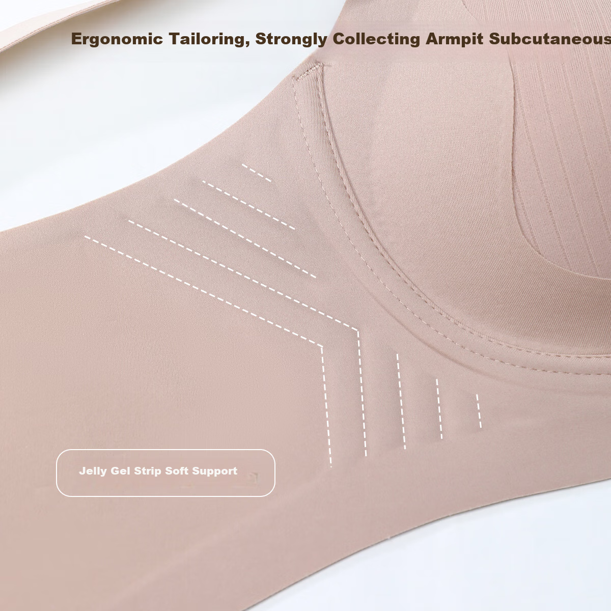 Fenteng Women's Soft Support Seamless Wire-Free Push-Up Bra with Large Cup Size,...