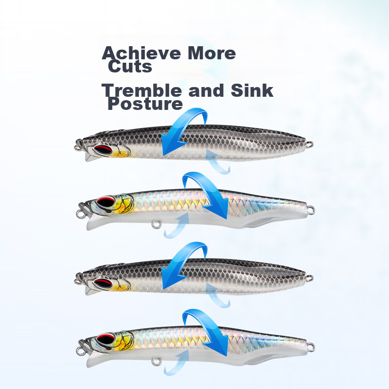 King Lure Lure, Qiaoying Sinking Pencil, Long-Casting Lure, Artificial Bait, Fre...