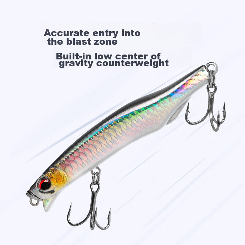 King Lure Lure, Qiaoying Sinking Pencil, Long-Casting Lure, Artificial Bait, Fre...