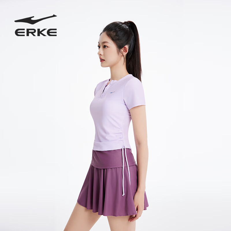 ERKE Women's One-Piece Swimsuit Conservative Skirt Style for Plus Size Girls to...