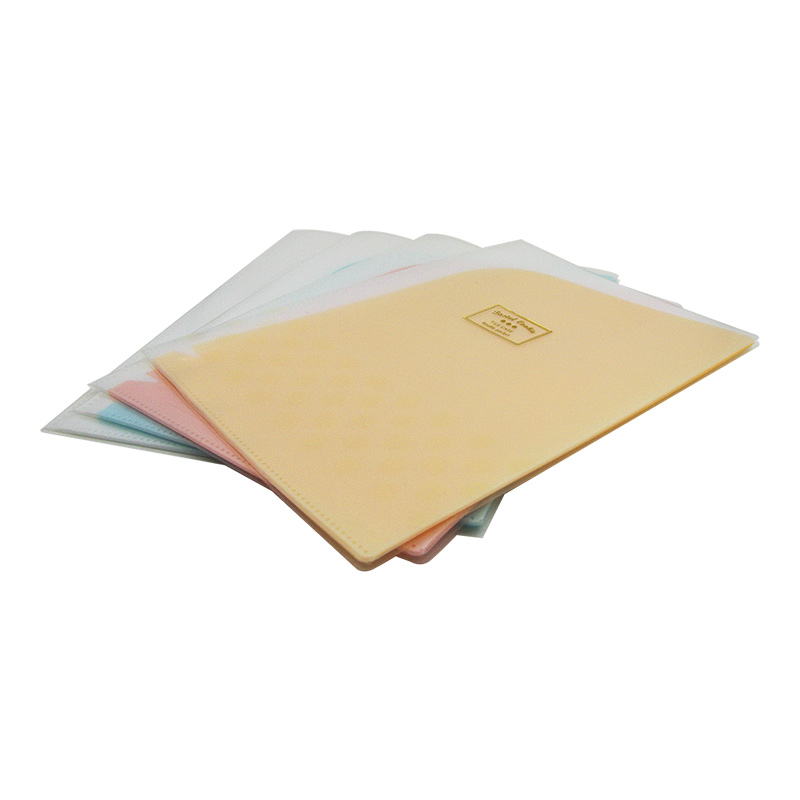 KOKUYO A4 Slanted File Folder, Student Office Light-Colored Cookie Multi-Page St...
